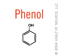 diagram of a phenol molecule